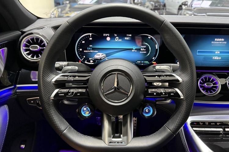 Used Mercedes-Benz AMG GT 2023 AMG GT 50 Four-Door Coupe Steering Wheel