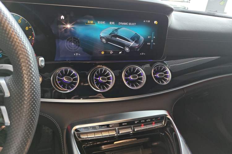 Used Mercedes-Benz AMG GT 2023 AMG GT 50 Four-Door Coupe Audio And AC Panel