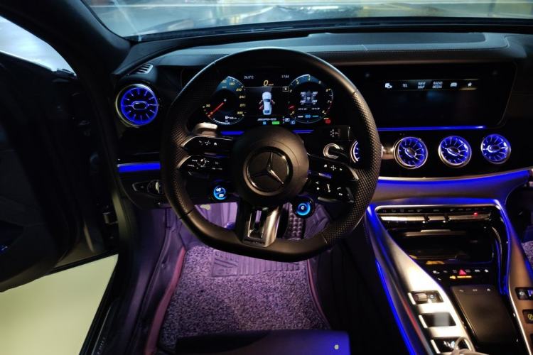 Used Mercedes-Benz AMG GT 2023 AMG GT 50 4MATIC+ Four-Door Coupe Steering Wheel
