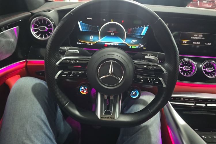 Used Mercedes-Benz AMG GT 2023 AMG GT 50 Four-Door Coupe Steering Wheel