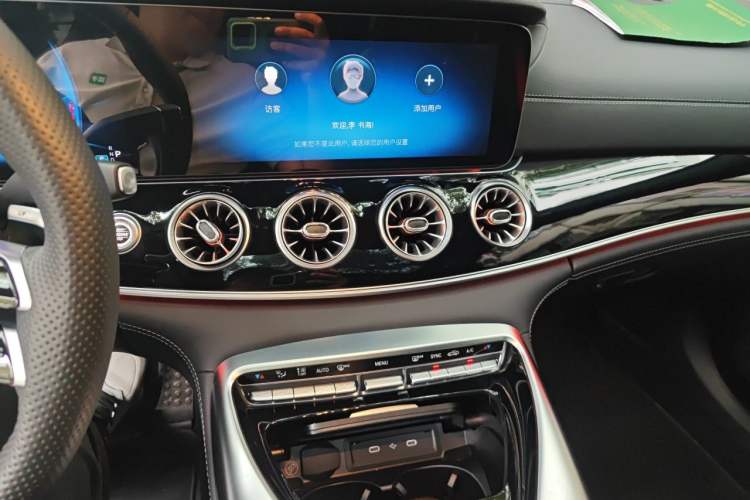 Used Mercedes-Benz AMG GT 2025 AMG GT 50 Four-Door Coupe China Special Edition Audio And AC Panel