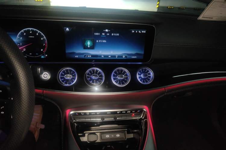 Used Mercedes-Benz AMG GT 2025 AMG GT 50 Four-Door Coupe China Special Edition Audio And AC Panel