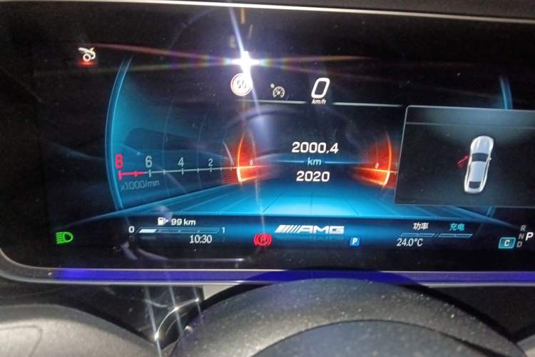 Used Mercedes-Benz AMG GT 2026 Model Range: AMG GT 50 Four-Door Coupe China Special Edition Odometer Close Up