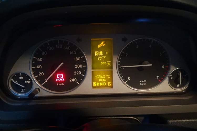 Used Mercedes-Benz B-Class 2009 B 200 Luxury Model Instrument Cluster