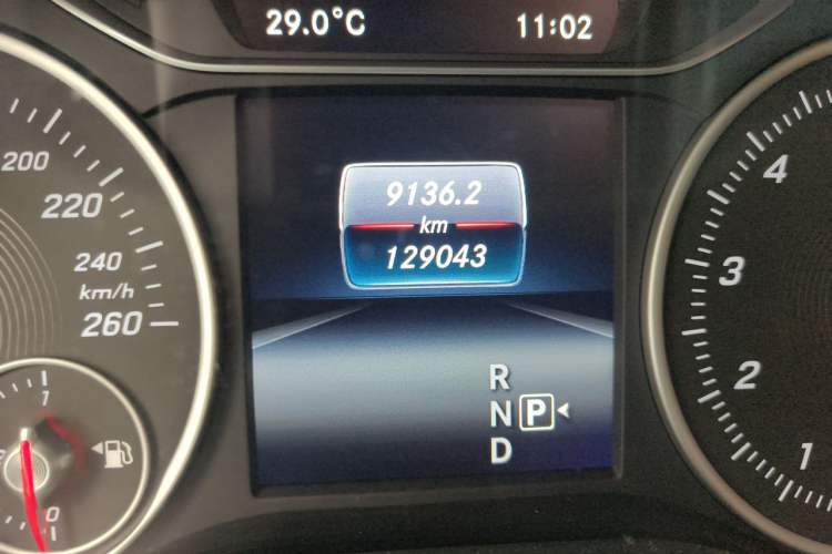 Used Mercedes-Benz B-Class 2019 B 200 Sport Edition Odometer Close Up