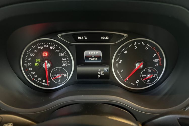 Used Mercedes-Benz B-Class 2019 B 200 Sport Edition Odometer Close Up