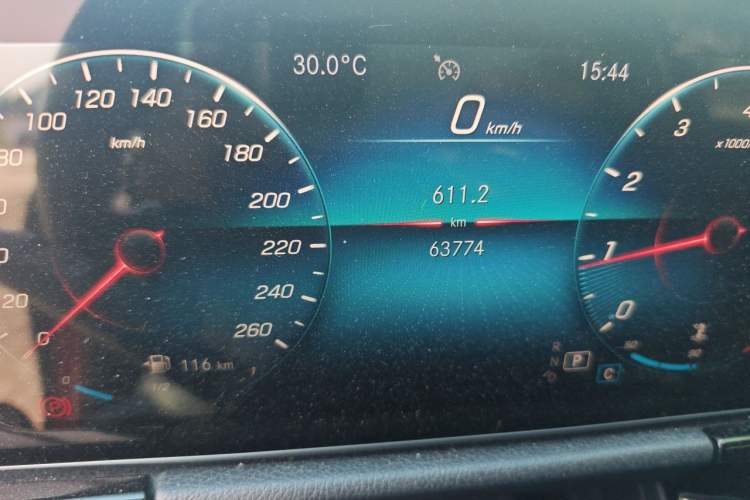 Used Mercedes-Benz B-Class 2020 B 200 Fashion Model Odometer Close Up
