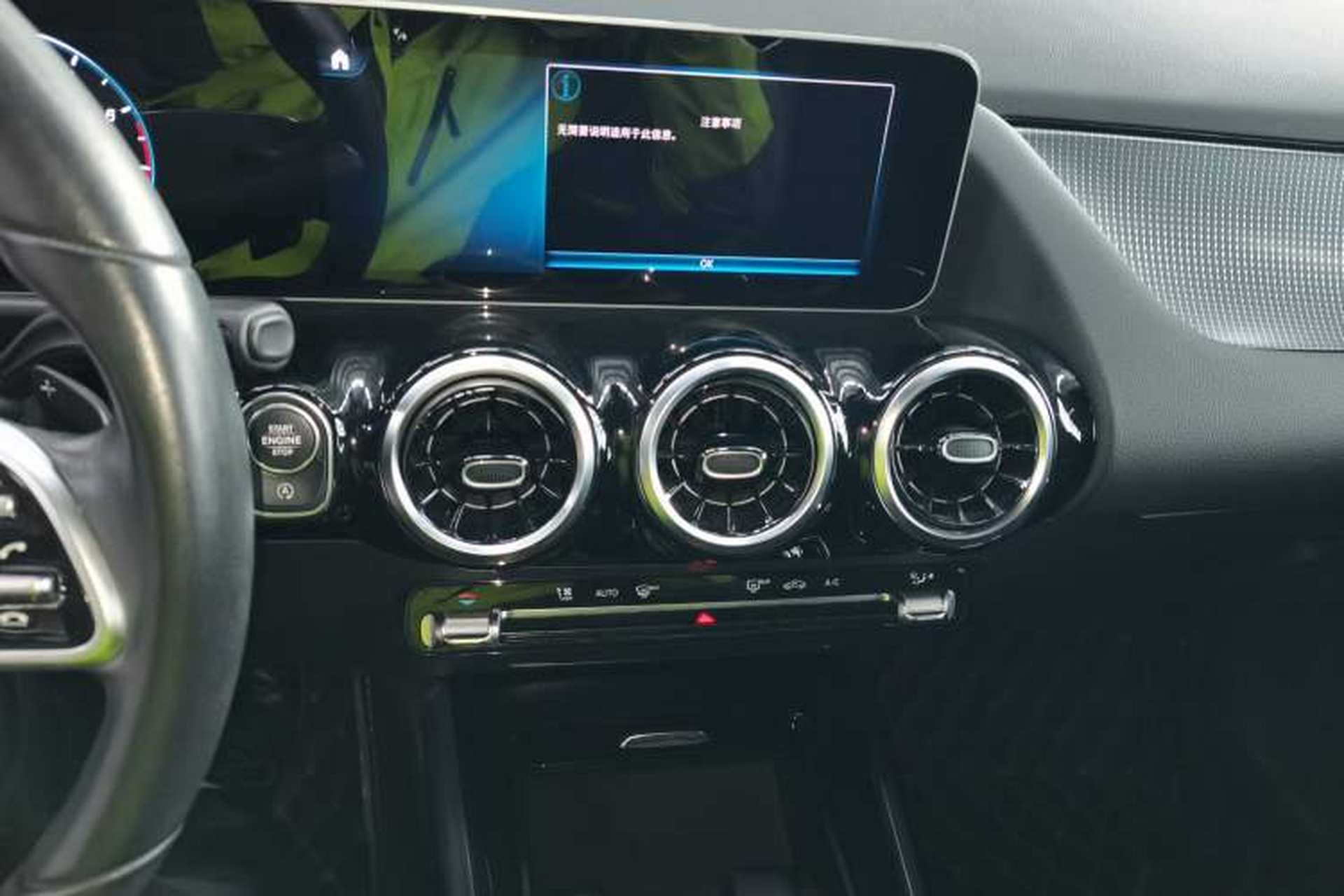 Used Mercedes-Benz B-Class 2020 B 200 Sport Edition Audio And AC Panel