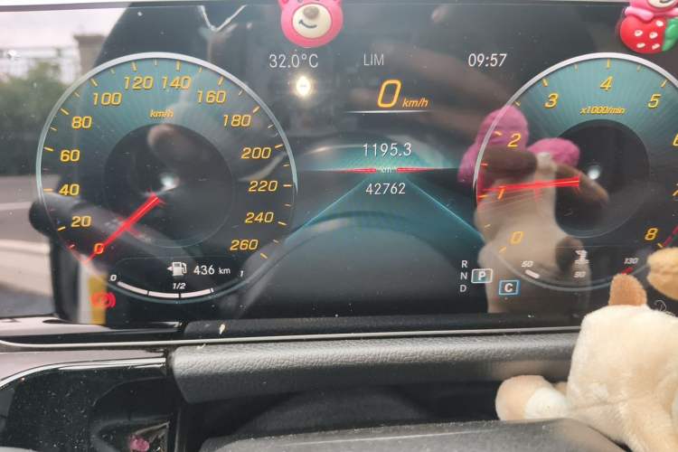 Used Mercedes-Benz B-Class 2020 B 200 Sport Edition Odometer Close Up