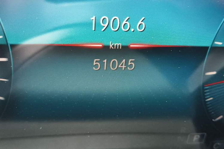 Used Mercedes-Benz B-Class 2020 B 200 Fashion Model Odometer Close Up