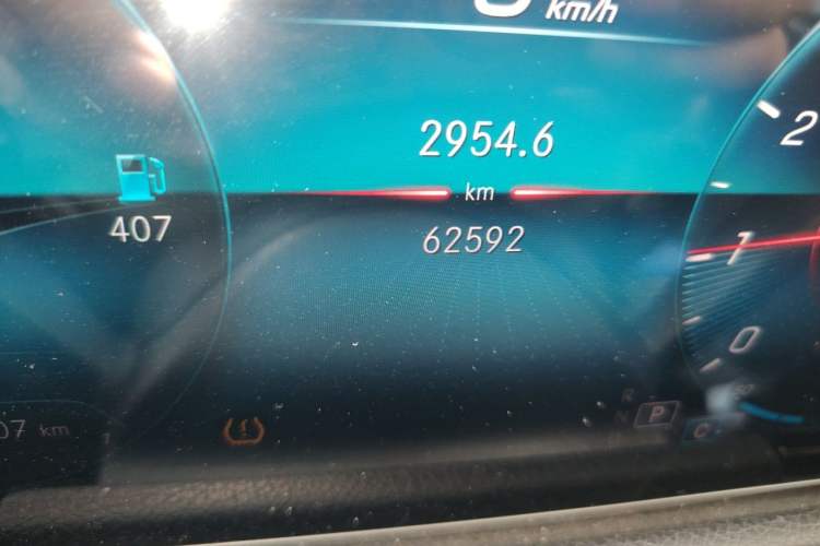 Used Mercedes-Benz B-Class 2020 B 180 Odometer Close Up
