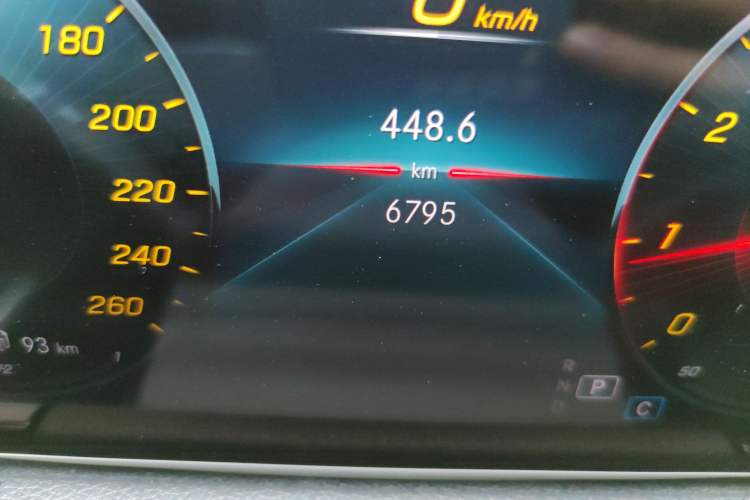 Used Mercedes-Benz B-Class 2020 B 200 Sport Edition Odometer Close Up