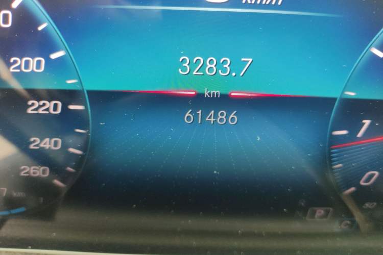 Used Mercedes-Benz B-Class 2021 B 200 Sport Edition Odometer Close Up