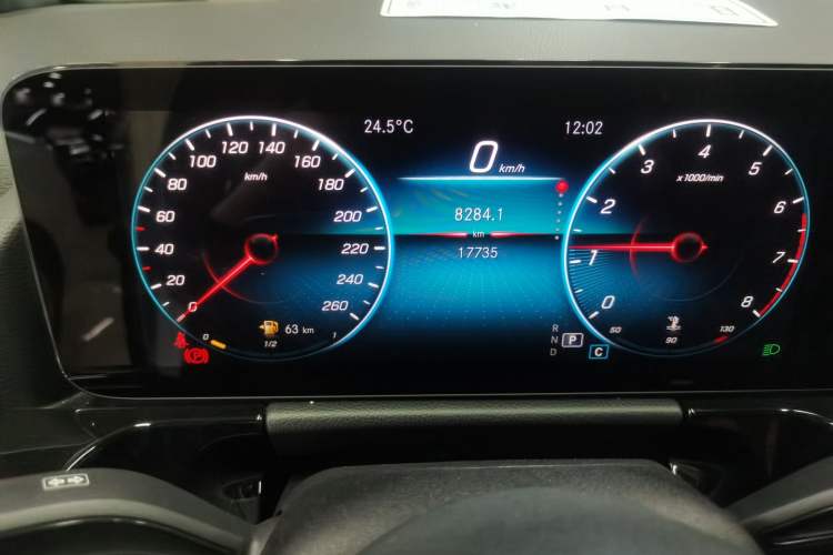 Used Mercedes-Benz B-Class 2021 B 180 Fashion Model Odometer Close Up