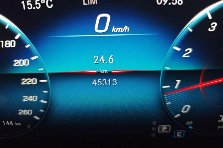 Used Mercedes-Benz B-Class 2021 B 200 Sport Edition Odometer Close Up