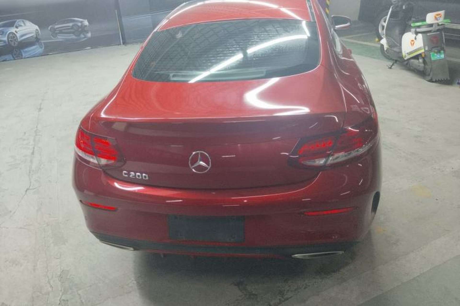Used Mercedes-Benz C-Class 2018 C 200 Coupe Exterior 4