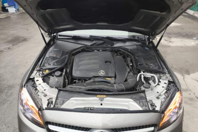 Used Mercedes-Benz C-Class 2019 C 260 4MATIC Coupe Engine Bay
