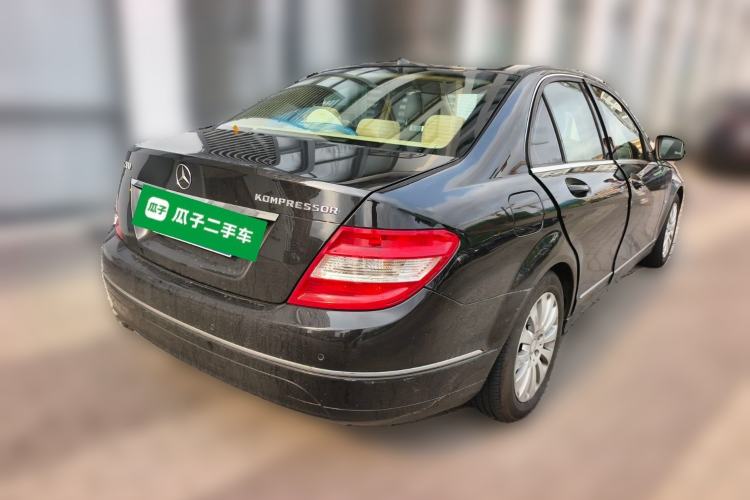 Used Mercedes-Benz C-Class 2007 C 200K Elegance Model Rear Right 45 Deg