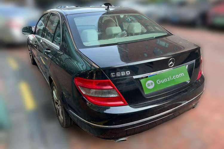 Used Mercedes-Benz C-Class 2008 C 280 Fashion Model Rear Left 45 Deg