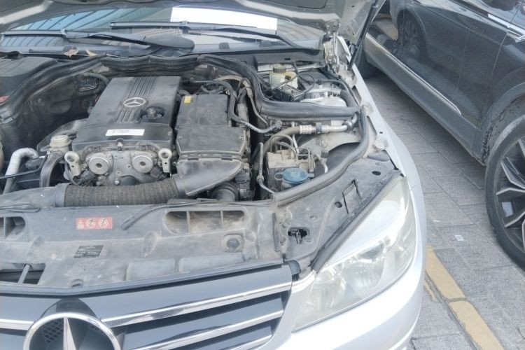 Used Mercedes-Benz C-Class 2008 C 200K Standard Model Engine Bay Left