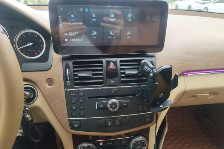 Used Mercedes-Benz C-Class 2008 C 200K Elegant Model Audio And AC Panel