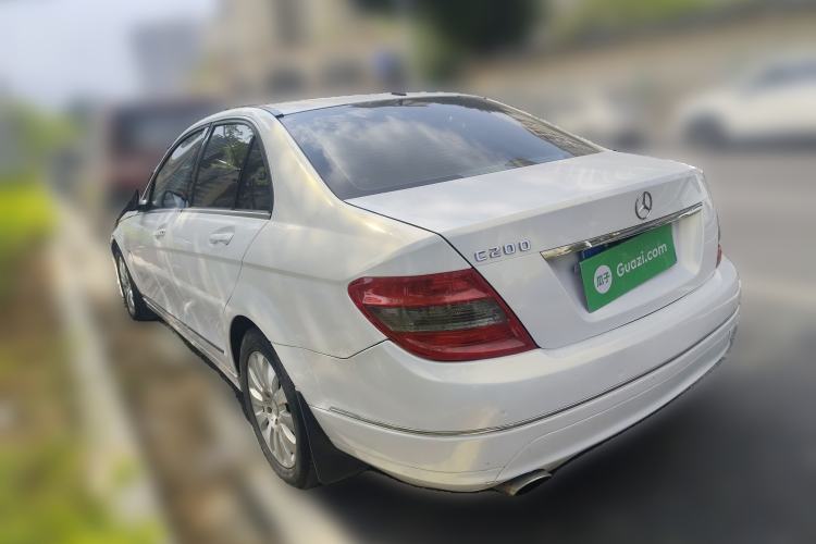 Used Mercedes-Benz C-Class 2008 C 200K Elegant Model Rear Left 45 Deg