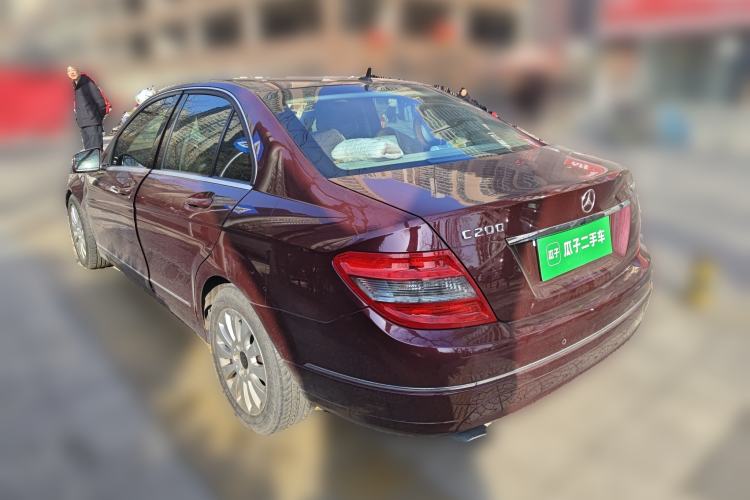 Used Mercedes-Benz C-Class 2010 C 200 CGI Elegance Model Rear Left 45 Deg