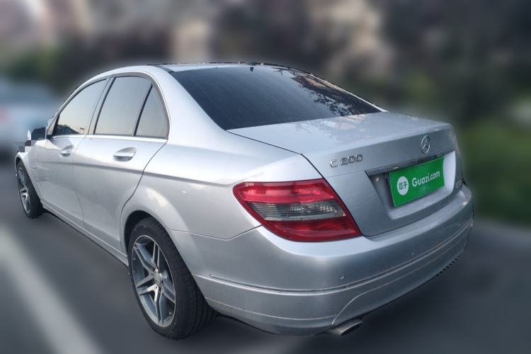Used Mercedes-Benz C-Class 2010 C 200 CGI Elegance Model Rear Left 45 Deg
