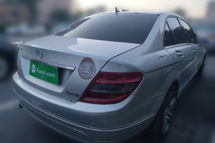 Used Mercedes-Benz C-Class 2010 C 200 CGI Elegance Model Rear Right 45 Deg