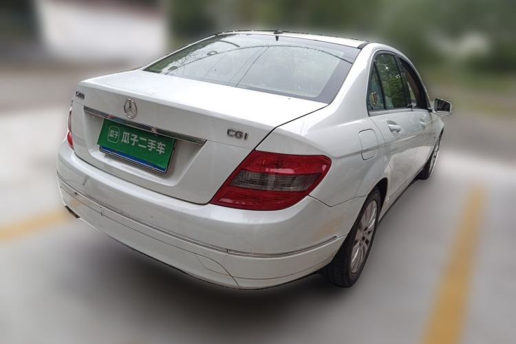 Used Mercedes-Benz C-Class 2010 C 200 CGI Elegance Model Rear Right 45 Deg