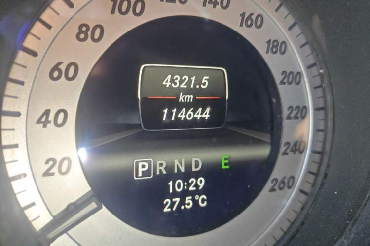 Used Mercedes-Benz C-Class 2011 C 200 Fashion Travel Edition Odometer Close Up