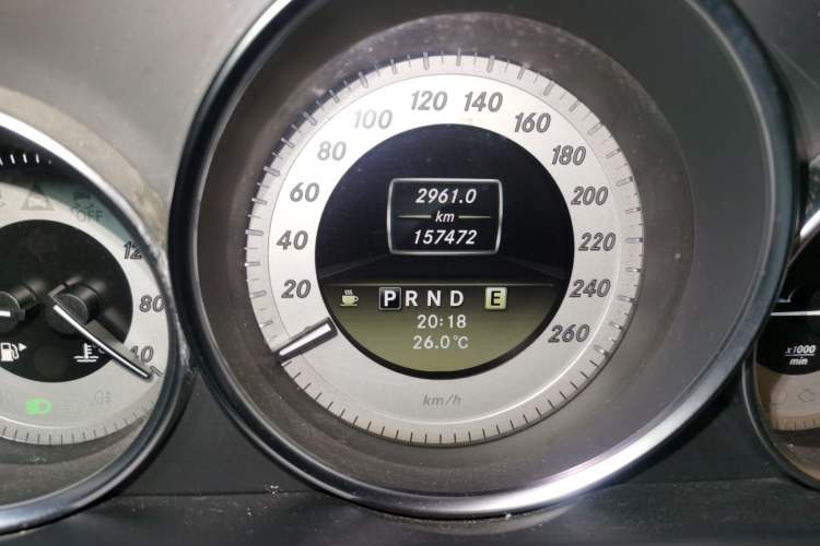 Used Mercedes-Benz C-Class 2011 C 200 Fashion Travel Edition Odometer Close Up