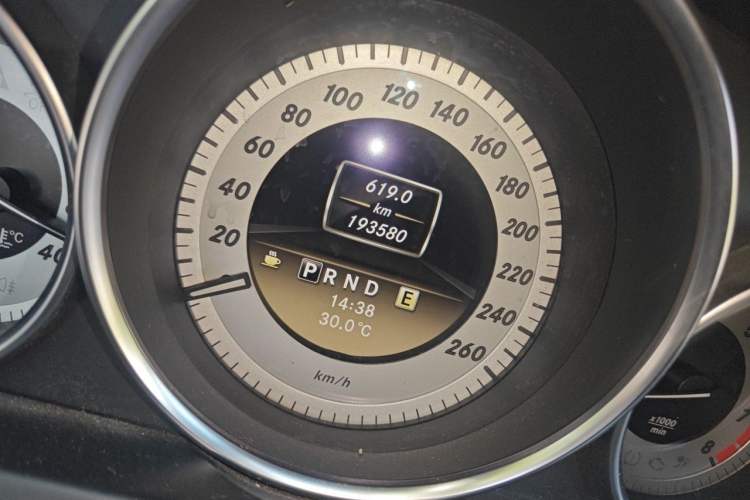 Used Mercedes-Benz C-Class 2011 C 200 Fashion Travel Edition Odometer Close Up