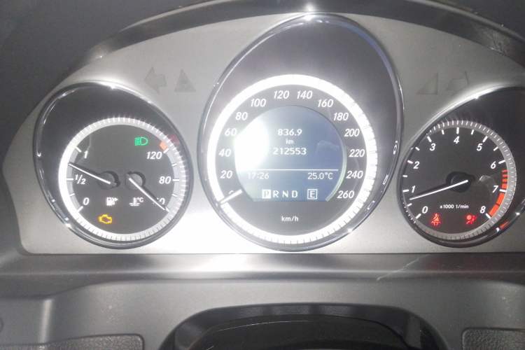 Used Mercedes-Benz C-Class 2011 C 200 Fashion Travel Edition Odometer Close Up