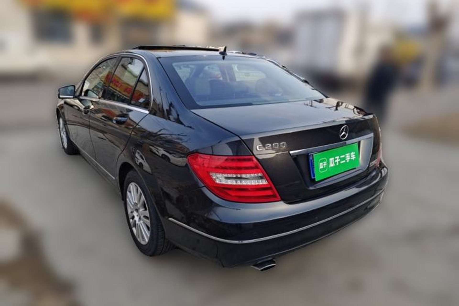 Used Mercedes-Benz C-Class 2011 C 200 CGI Elegant Model Rear Left 45 Deg
