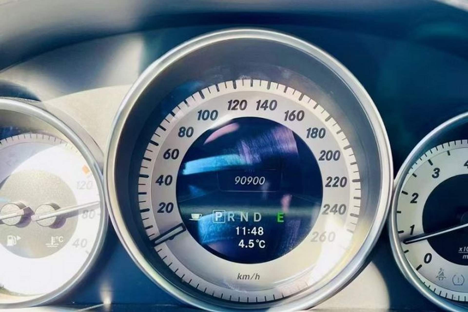 Used Mercedes-Benz C-Class 2011 C 200 Fashion Travel Edition Odometer Close Up