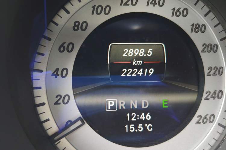 Used Mercedes-Benz C-Class 2011 C 200 Fashion Travel Edition Odometer Close Up