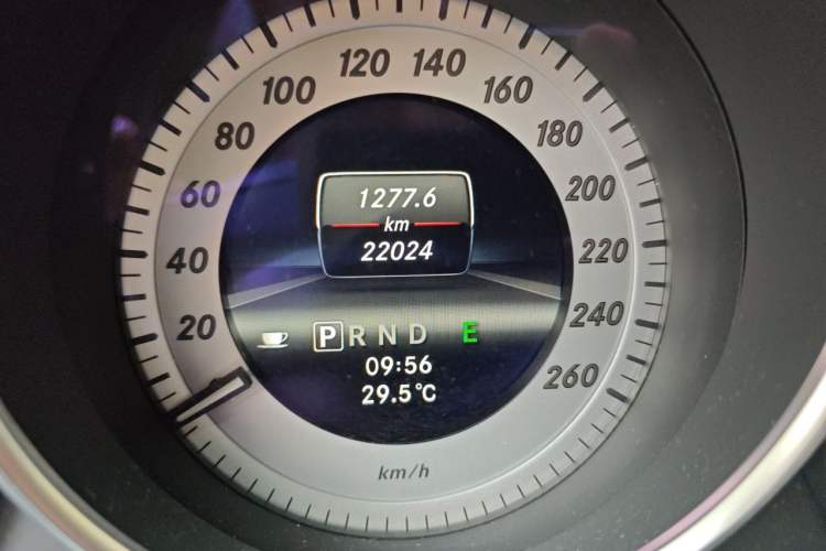 Used Mercedes-Benz C-Class 2011 C 200 Fashion Travel Edition Odometer Close Up