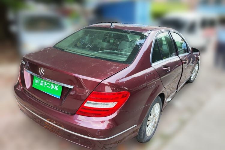 Used Mercedes-Benz C-Class 2011 C 200 CGI Elegant Model Rear Right 45 Deg