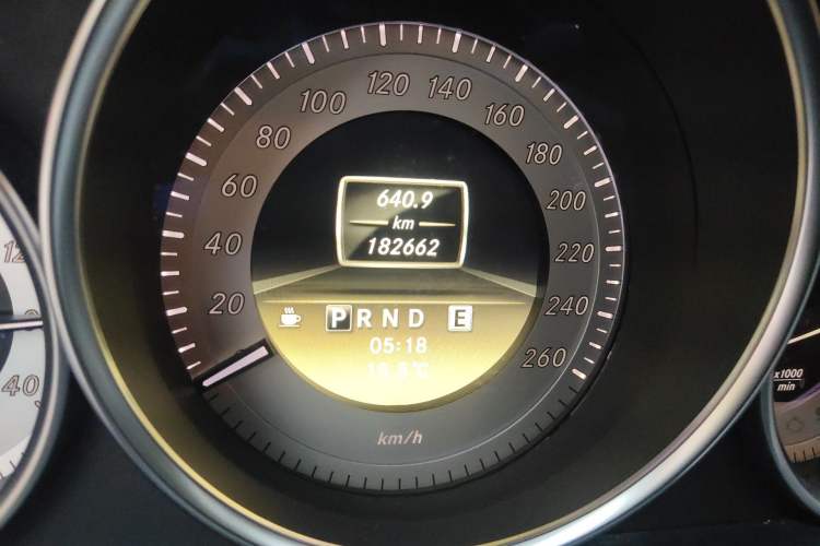 Used Mercedes-Benz C-Class 2011 C 200 Fashion Travel Edition Odometer Close Up