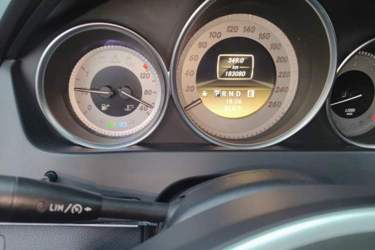 Used Mercedes-Benz C-Class 2011 C 200 Fashion Travel Edition Odometer Close Up