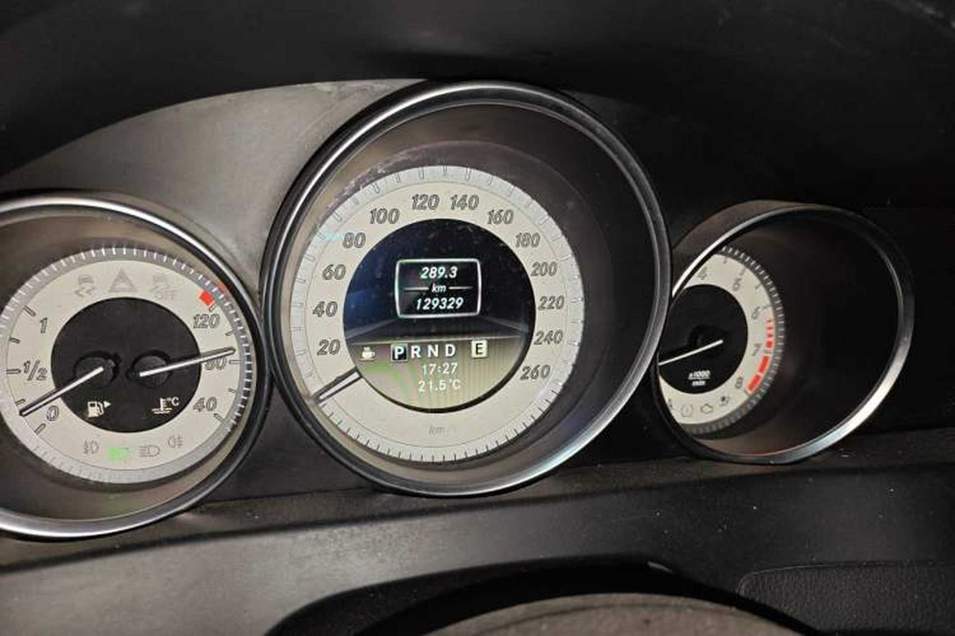 Used Mercedes-Benz C-Class 2011 C 200 CGI Elegant Model Odometer Close Up