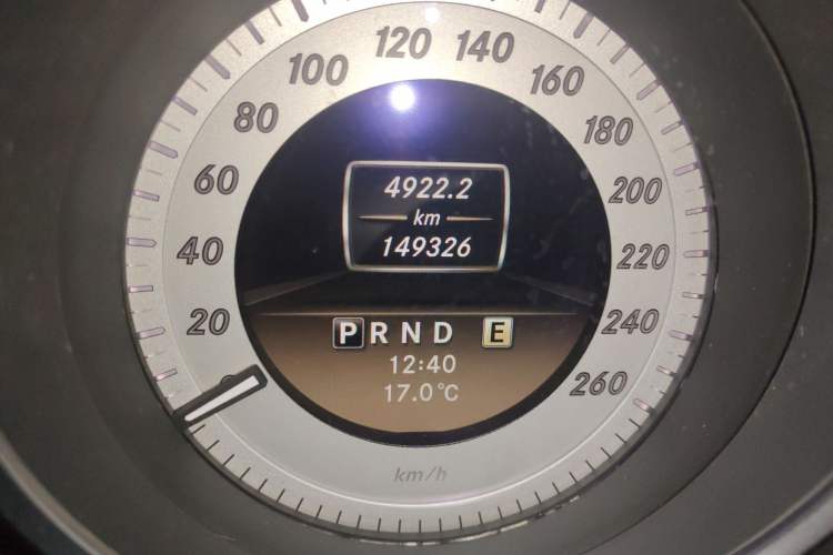 Used Mercedes-Benz C-Class 2011 C 200 Fashion Travel Edition Odometer Close Up