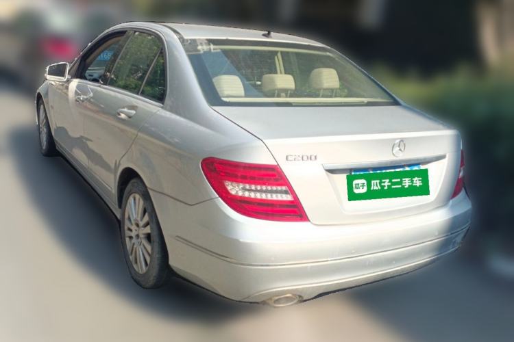 Used Mercedes-Benz C-Class 2011 C 200 CGI Elegant Model Rear Left 45 Deg