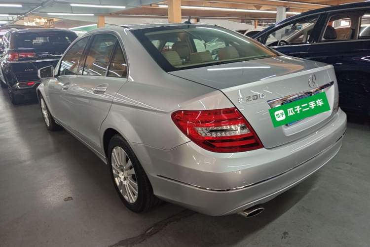 Used Mercedes-Benz C-Class 2011 C 200 CGI Elegant Model Rear Left 45 Deg