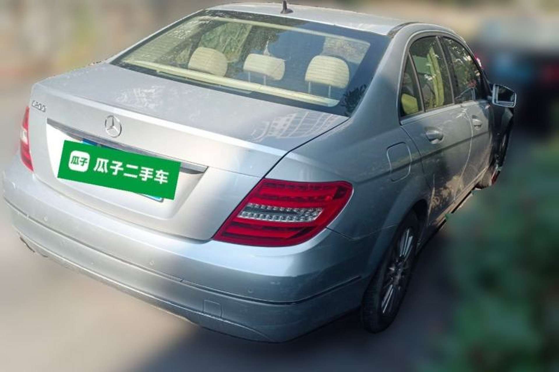 Used Mercedes-Benz C-Class 2011 C 200 CGI Elegant Model Rear Right 45 Deg