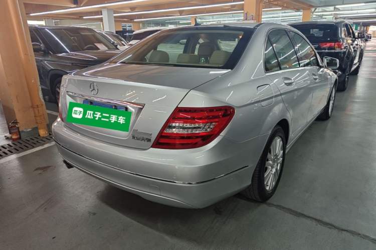 Used Mercedes-Benz C-Class 2011 C 200 CGI Elegant Model Rear Right 45 Deg