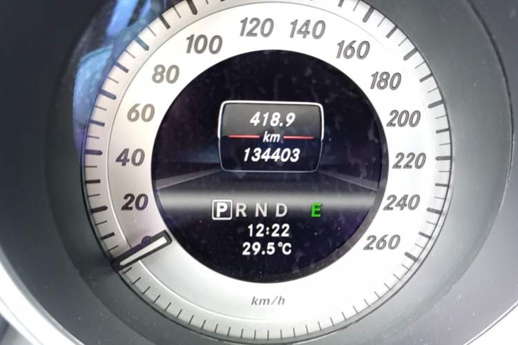 Used Mercedes-Benz C-Class 2011 C 200 Fashion Travel Edition Odometer Close Up