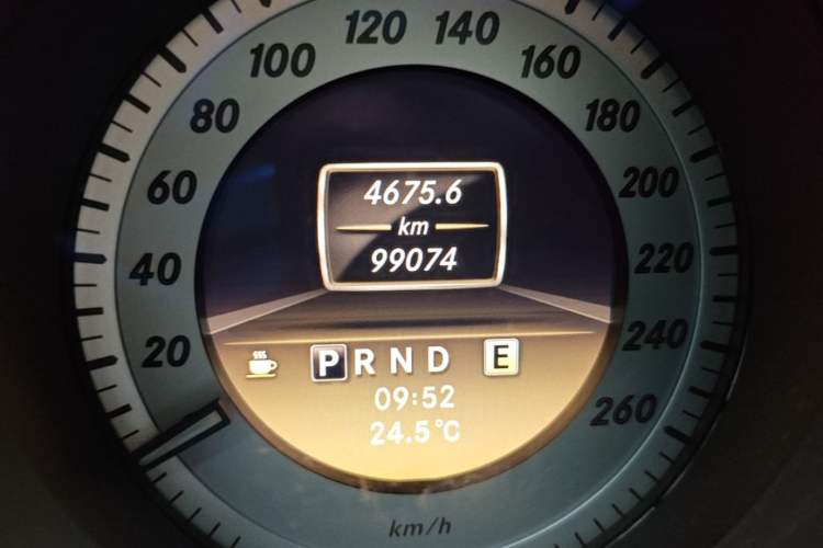 Used Mercedes-Benz C-Class 2011 C 200 Fashion Travel Edition Odometer Close Up