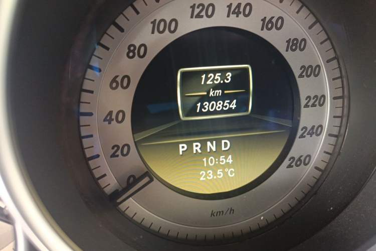 Used Mercedes-Benz C-Class 2011 C 200 Fashion Travel Edition Odometer Close Up